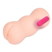 Телесный вибромастурбатор-анус TONGGGO 2 Auto - KOKOS - в Старом Осколе купить с доставкой
