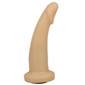 Телесная гладкая насадка Harness - 14,7 см. - LOVETOY (А-Полимер) - купить с доставкой в Старом Осколе