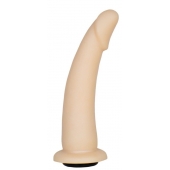 Телесная гладкая насадка-фаллоимитатор Harness - 17 см. - LOVETOY (А-Полимер) - купить с доставкой в Старом Осколе