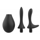 Черный анальный душ Nexus Anal Douche Set с 2 сменными насадками - Nexus Range - купить с доставкой в Старом Осколе