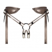 Бронзовый пояс для насадок Desirous Harness - Strap-on-me - купить с доставкой в Старом Осколе