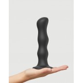 Черная насадка Strap-On-Me Dildo Geisha Balls size XL - Strap-on-me - купить с доставкой в Старом Осколе