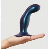 Темно-синяя насадка Strap-On-Me Dildo Plug Snaky size M - Strap-on-me - купить с доставкой в Старом Осколе