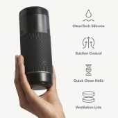 Черный мастурбатор с контролем всасывания Arcwave Pow Stroker - Arcwave - в Старом Осколе купить с доставкой