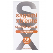 Ультратонкие презервативы Sagami Xtreme Superthin - 36 шт. - Sagami - купить с доставкой в Старом Осколе