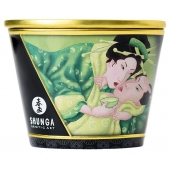 Массажная свеча Exotic Green Tea с ароматом зелёного чая - 170 мл. - Shunga - купить с доставкой в Старом Осколе