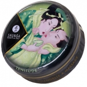 Массажная свеча Exotic Green Tea с ароматом зелёного чая - 30 мл. - Shunga - купить с доставкой в Старом Осколе