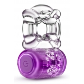 Фиолетовое эрекционное виброкольцо One Night Stand Vibrating C-Ring - Blush Novelties - в Старом Осколе купить с доставкой
