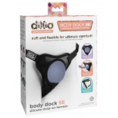 Черные трусики для страпона Body Dock SE на регулируемых ремнях - Pipedream - купить с доставкой в Старом Осколе