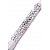 Чёрный стек с треугольным кожаным шлепком - 65 см. - ToyFa - купить с доставкой в Старом Осколе