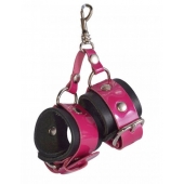 Розово-черный брелок  Наручники - Sitabella - купить с доставкой в Старом Осколе