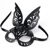 Черная ажурная маска  Зайка  с ушками - Crazy Handmade - купить с доставкой в Старом Осколе