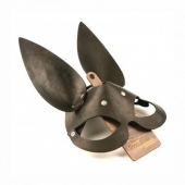 Черная гладкая маска  Зайка  с длинными ушками - Crazy Handmade - купить с доставкой в Старом Осколе