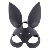Черная гладкая маска  Зайка  с длинными ушками - Crazy Handmade - купить с доставкой в Старом Осколе