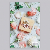 Полиэтиленовый пакет  Подарочек  с вырубной усиленной ручкой - 20 х 30 см. - Сима-Ленд - купить с доставкой в Старом Осколе