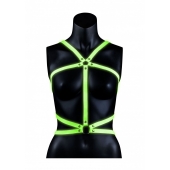 Портупея Body Harness с неоновым эффектом - размер L-XL - Shots Media BV - купить с доставкой в Старом Осколе