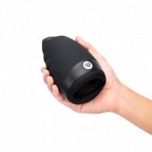 Черный вибромастурбатор для мужчин с подогревом - Pink Vibe - в Старом Осколе купить с доставкой