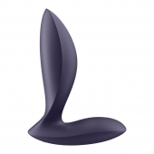 Фиолетовый анальный вибростимулятор Power Plug - Satisfyer - в Старом Осколе купить с доставкой