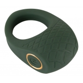 Зеленое эрекционное виброкольцо Luxurious Vibro Cock Ring - Orion - в Старом Осколе купить с доставкой