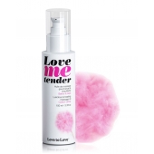 Съедобное согревающее массажное масло Love Me Tender Cotton Candy с ароматом сладкой ваты - 100 мл. - Love to Love - купить с доставкой в Старом Осколе