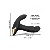 Черный вибромассажер простаты Multi P-Joy с 3 моторами - Dorcel - в Старом Осколе купить с доставкой