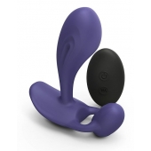 Темно-синий вибромассажер Witty P G Vibrator with Remote Control - Love to Love - в Старом Осколе купить с доставкой