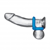 Комплект из 2 эрекционных колец-восьмерок 2-Pack Duo Cock And Ball Stamina Enhancement Ring - BlueLine - в Старом Осколе купить с доставкой