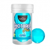 Лубрикант на масляной основе Hot Ball Plus с охлаждающим эффектом (2 шарика по 3 гр.) - HotFlowers - купить с доставкой в Старом Осколе