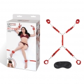 Красная фиксация на матрас Classic Bedspreader - Lux Fetish - купить с доставкой в Старом Осколе