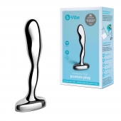 Стальной стимулятор простаты Stainless Steel Prostate Plug - 11,5 см. - b-Vibe - в Старом Осколе купить с доставкой