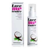 Съедобное согревающее массажное масло Love Me Tender Cocos с ароматом кокоса - 100 мл. - Love to Love - купить с доставкой в Старом Осколе