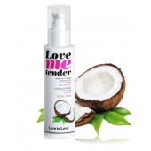 Съедобное согревающее массажное масло Love Me Tender Cocos с ароматом кокоса - 100 мл. - Love to Love - купить с доставкой в Старом Осколе
