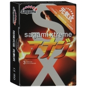 Презервативы Sagami Xtreme ENERGY с ароматом энергетика - 3 шт. - Sagami - купить с доставкой в Старом Осколе