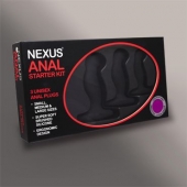 Набор из 3 массажеров простаты чёрного цвета NEXUS ANAL STARTER KIT - Nexus Range - в Старом Осколе купить с доставкой