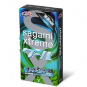 Презервативы Sagami Xtreme Mint с ароматом мяты - 10 шт. - Sagami - купить с доставкой в Старом Осколе