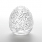 Мастурбатор-яйцо Keith Haring EGG PARTY - Tenga - в Старом Осколе купить с доставкой