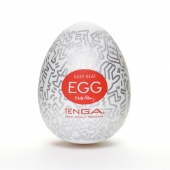 Мастурбатор-яйцо Keith Haring EGG PARTY - Tenga - в Старом Осколе купить с доставкой