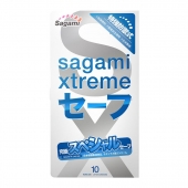 Презервативы Sagami Xtreme Ultrasafe с двойным количеством смазки - 10 шт. - Sagami - купить с доставкой в Старом Осколе