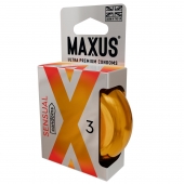Презервативы анатомической формы Maxus Sensual - 3 шт. - Maxus - купить с доставкой в Старом Осколе