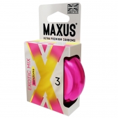 Ароматизированные презервативы Maxus Exotic Mix - 3 шт. - Maxus - купить с доставкой в Старом Осколе