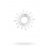 Прозрачное гелевое эрекционное кольцо-солнце - Toyfa Basic - в Старом Осколе купить с доставкой