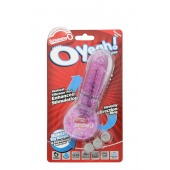 Фиолетовое эрекционное кольцо с вибрацией и пальчиком OYEAH PURPLE - Screaming O - в Старом Осколе купить с доставкой