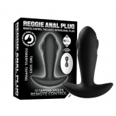 Черный массажер простаты с вибрацией, эффектом маятника и пультом ДУ - Secwell - в Старом Осколе купить с доставкой