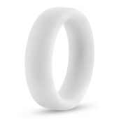 Белое люминесцентное эрекционное кольцо Silicone Glo Cock Ring - Blush Novelties - в Старом Осколе купить с доставкой