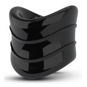 Черное эрекционное кольцо на мошонку Beef Ball Stretcher Snug X Long - Blush Novelties - в Старом Осколе купить с доставкой