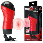 Мастурбатор-вагина Delia с вибрацией и присоской - Baile - в Старом Осколе купить с доставкой