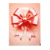 Пакет с принтом в виде банта с вырубной ручкой (30х40 см) - Сима-Ленд - купить с доставкой в Старом Осколе