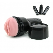 Мастурбатор-вагина Fleshlight - Vibro Pink Lady Touch с вибрацией - Fleshlight - в Старом Осколе купить с доставкой