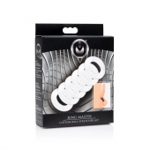 Комплект из 6 прозрачных эрекционных колец Ring Master Custom Ball Stretcher Kit - XR Brands - в Старом Осколе купить с доставкой