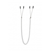 Зажимы на соски «Вилки» на цепочке - Pecado - купить с доставкой в Старом Осколе